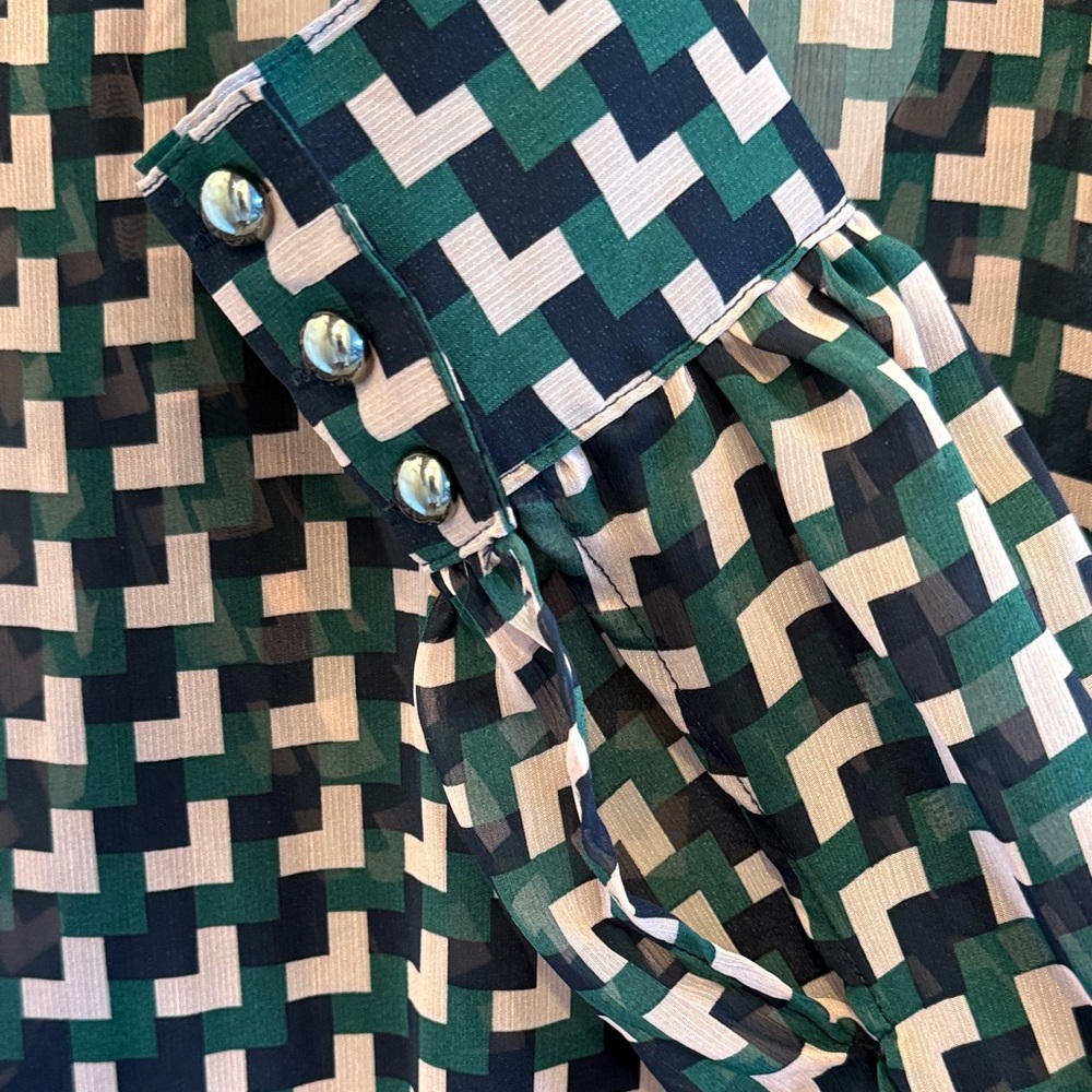 Chic Geometric Patterned Dress - Picture 3 of 3